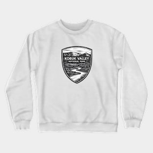 Kobuk Valley National Park Landscape Badge Crewneck Sweatshirt